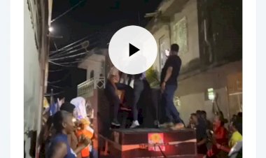 Esposa do Prefeito fazendo BARRACO
