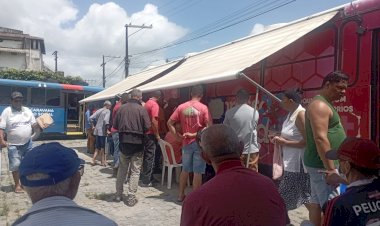 Falta de logística no multirão de saúde Candeias