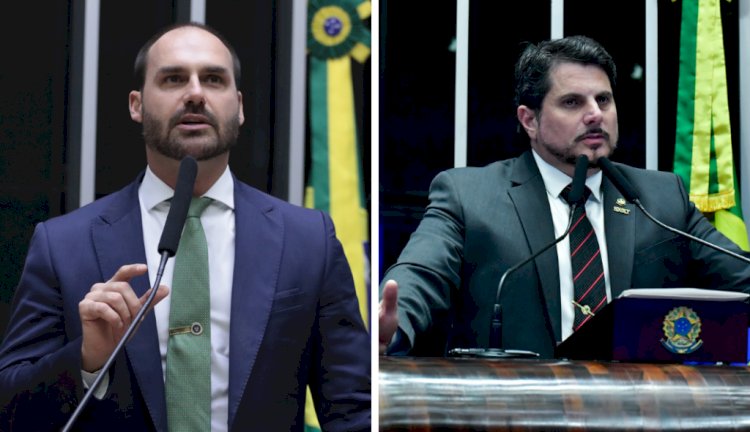Eduardo Bolsonaro e Marcos do Val: Acusações de Conspiração e o Risco à Soberania Nacional